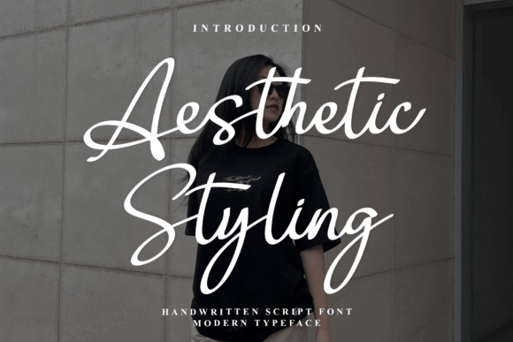 Aesthetic Styling: The Elegant Script Font for a Distinct Brand Look
