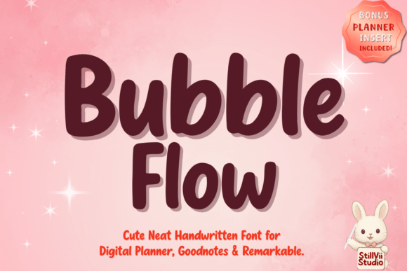 Bubble Flow: The Bubbly Handwritten Font for Your Creative Projects