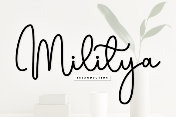 Choosing the Militya Script Font for Your Brand's Signature Look