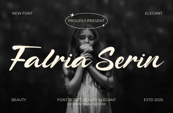 Crafting Elegance: Falria Serin as a Typographic Muse