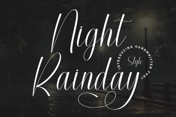 Crafting With Character: The Whimsical Appeal of the Night Rainday Font