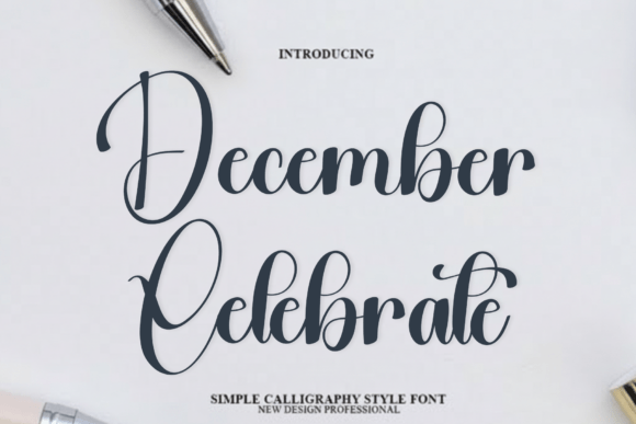 December Celebrate: A Font for Warm Editorial Moments