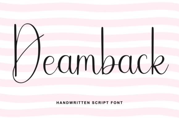 Dreamback: A Handwritten Font for Editorial Personality