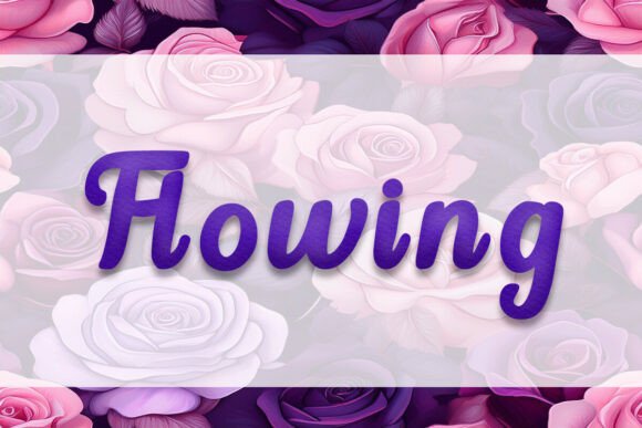 Flowing: The Script Typeface That Dances Across Your Website