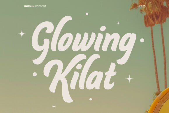 Glowing Kilat: A Font That Captures Editorial Mood