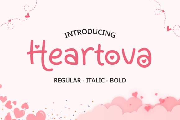 Heartova: A Romantic Font for Editorial Warmth