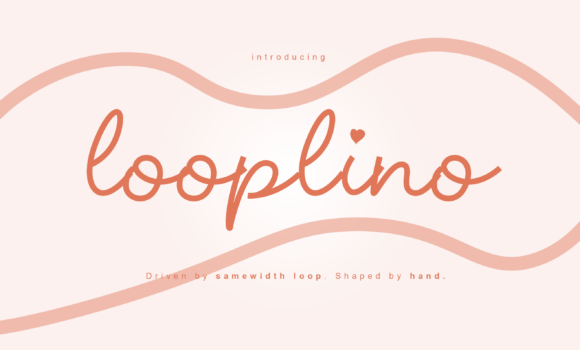 Looplino: A Web Designer's Favorite Cursive Font