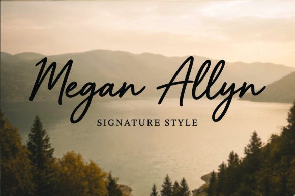 Megan Allyn: The Signature Font for Your Authentic Brand Story