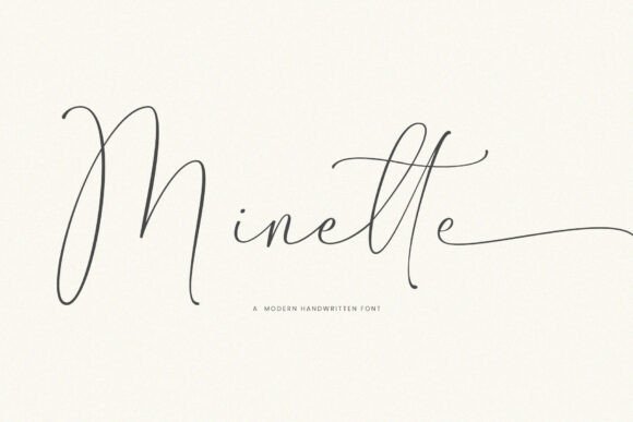 Minette: A Modern Script Font for Digital Branding