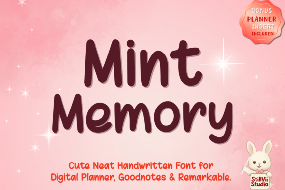 Mint Memory: The Charming Handwritten Font for Creative Hands