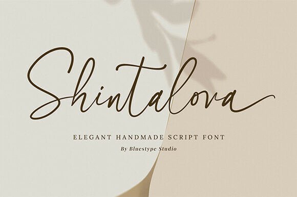 Shintalova: The Elegant Script Font for Campaigns That Need to Stand Out