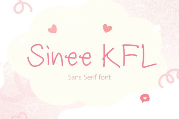 Sinee KFL Font: A Playful Touch for Your Brand