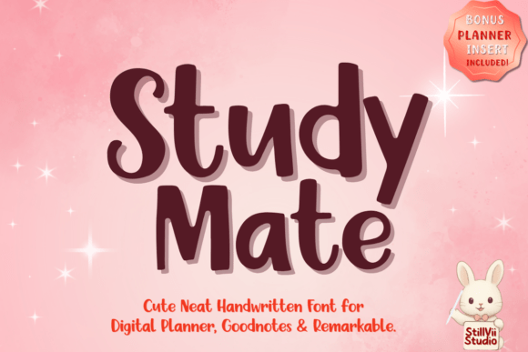 Study Mate: The Strategic Handwritten Font for Modern Marketers