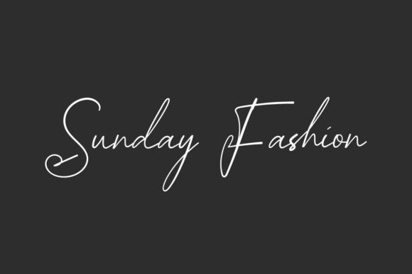 Sunday Fashion: A Premium Script Font for Distinctive Web Design