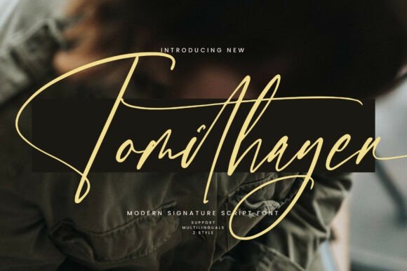 Tomithayen: A Signature Script Font for Building a Cohesive Brand