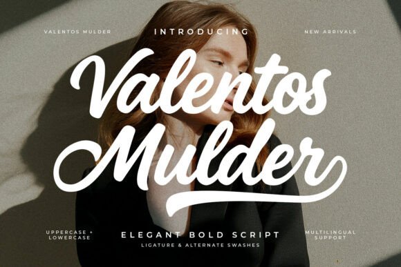 Valentos Mulder: The Expressive Script Font for Confident Branding
