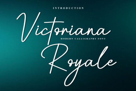 Victoriana Royale: A Modern Script Font for Premium Campaigns