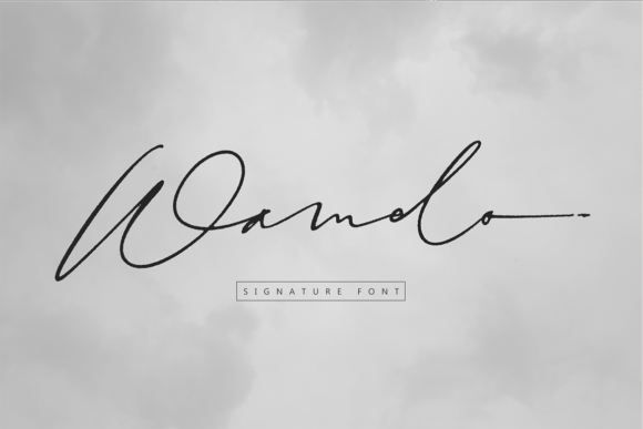 Wamelo: A Handcrafted Script Font for Timeless Creations